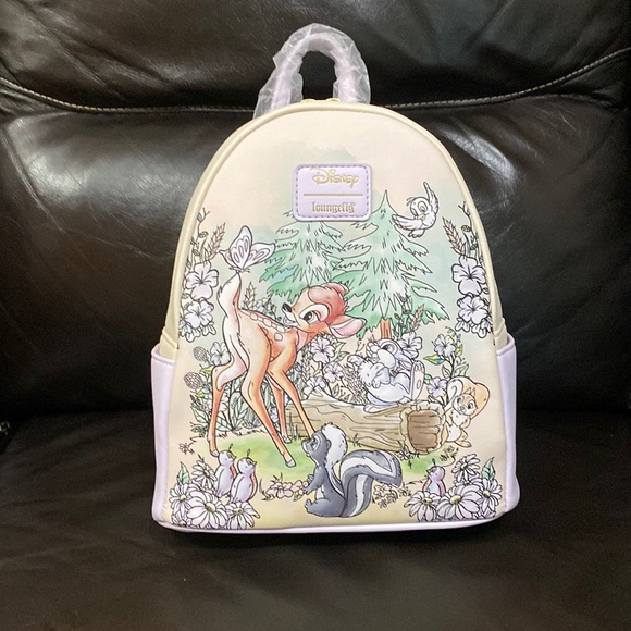 Loungefly Handbags - Loungefly Disney Bambi Forest Friends Mini Backpack